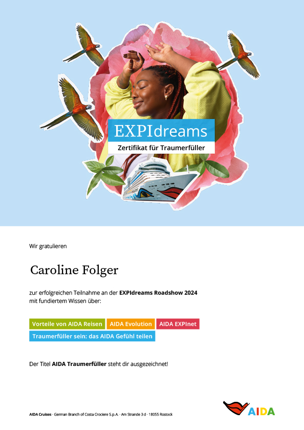 AIDA EXPidreams Roadshow