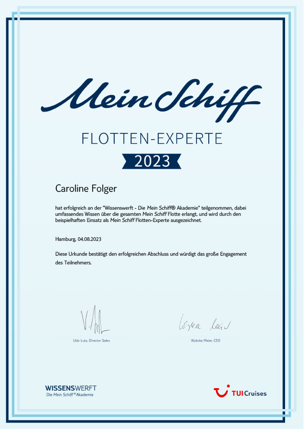 Mein Schiff Flottenexperte