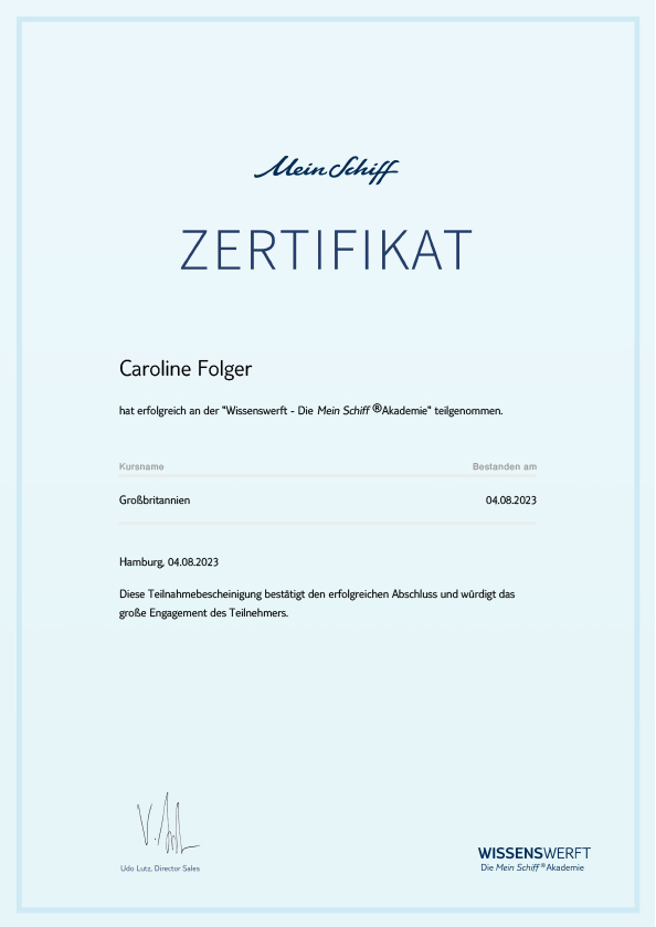 Mein Schiff Wissenswerft