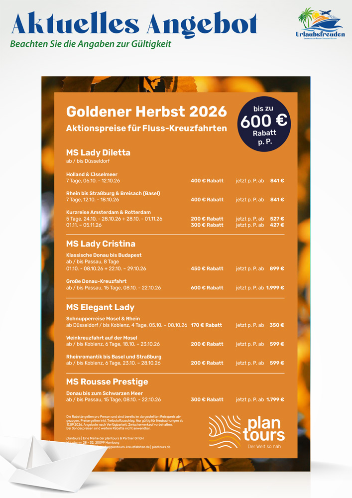 Angebot ab 25.09.2026 bis 15.10.2026